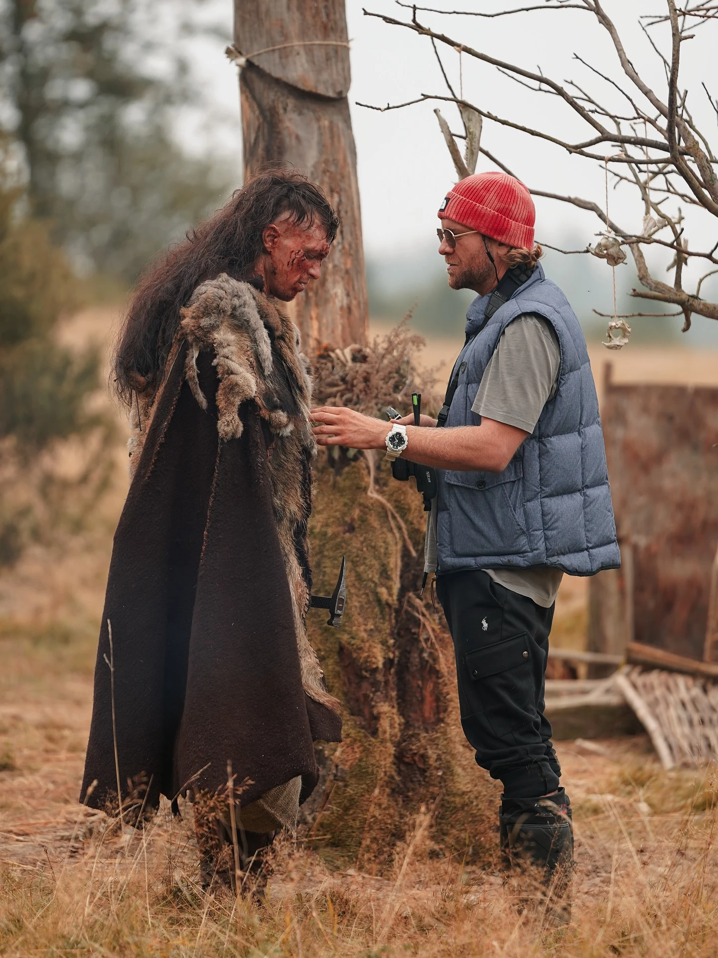 Kadr z filmu DZIKI w reżyserii Macieja Kawulskiego