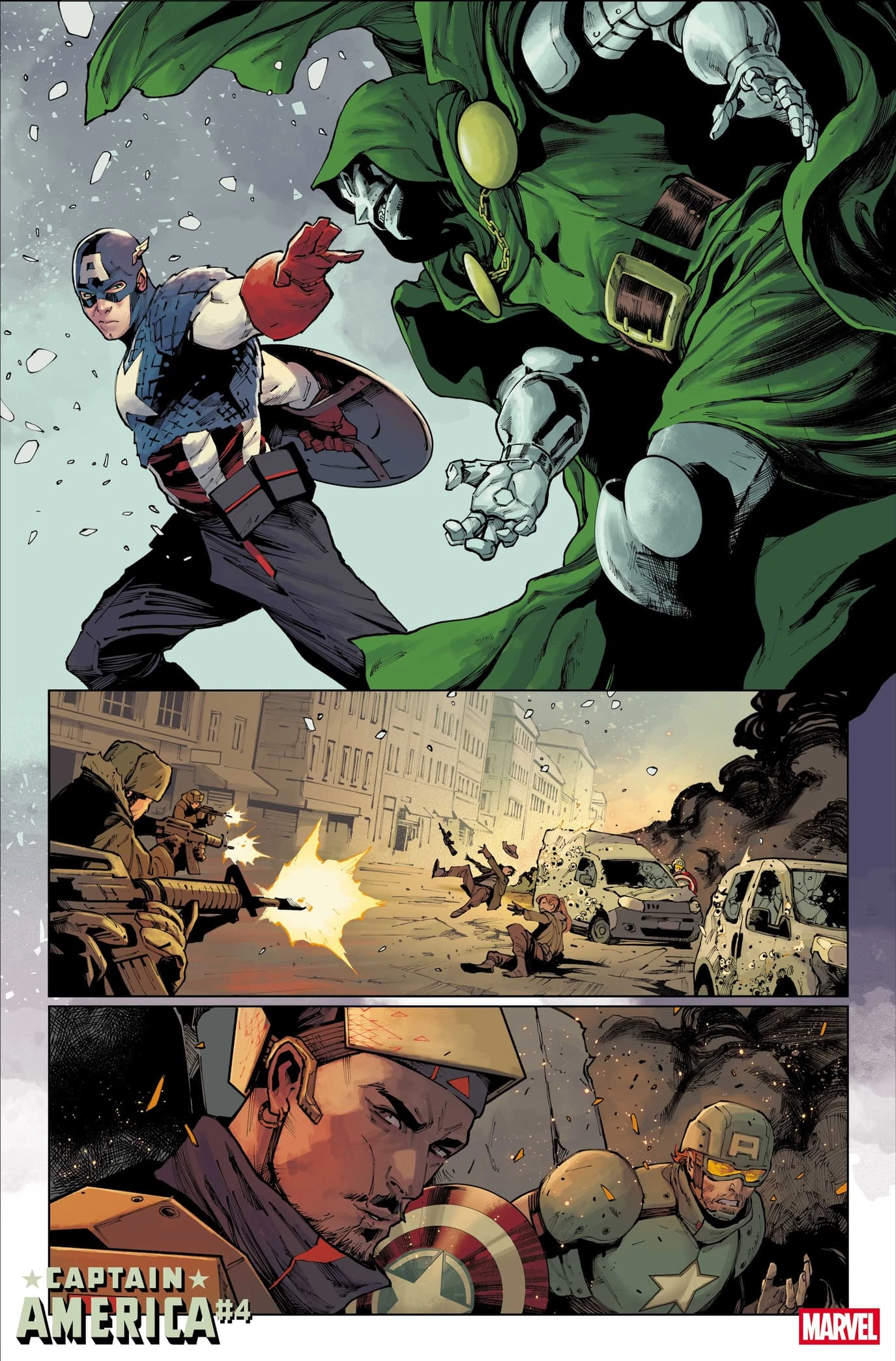 Captain America #4 - plansze