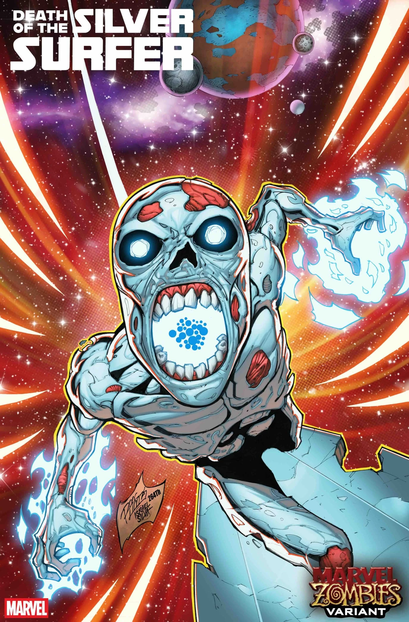 DEATH OF THE SILVER SURFER #5 (wariant Marvel Zombies)