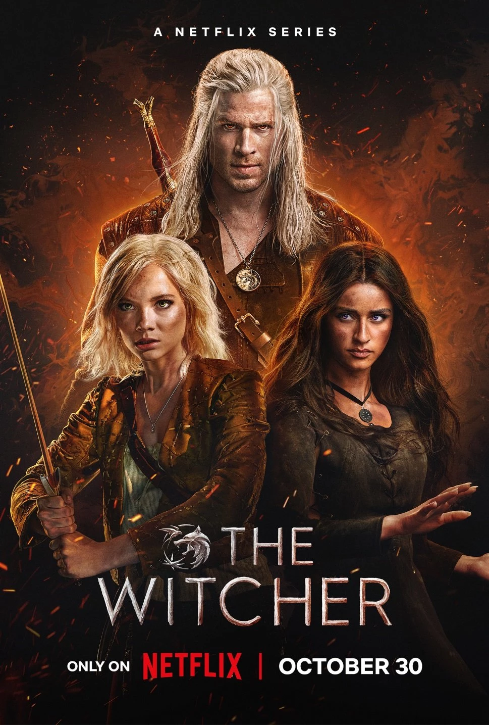Wiedźmin - oficjalny plakat 4. sezonu serialu Netflixa