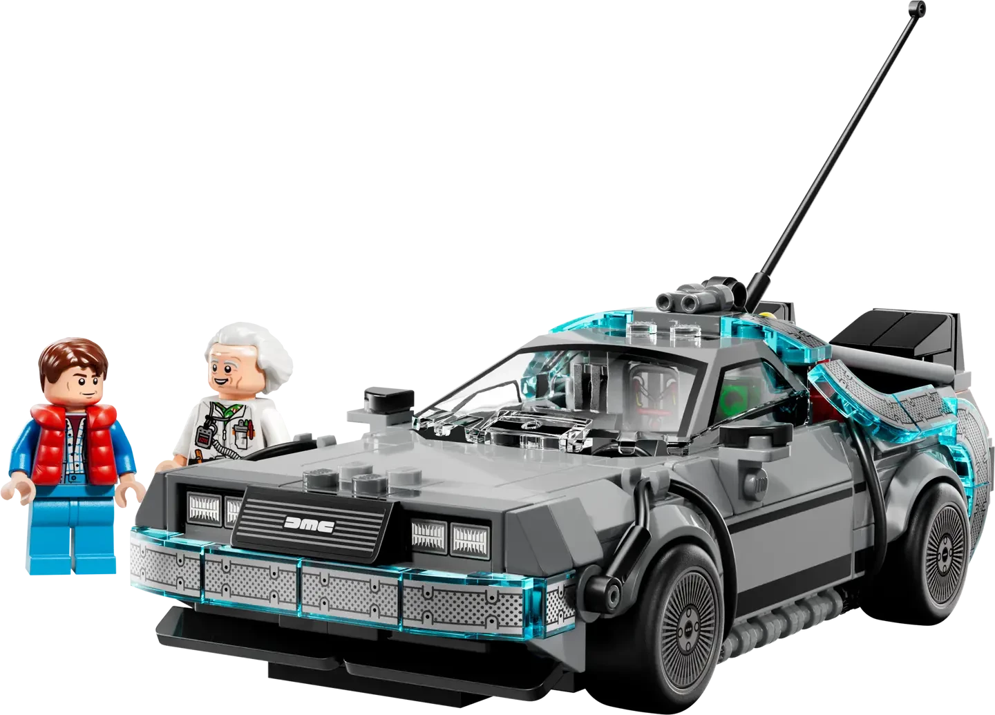 Zdjęcia promujące zestaw LEGO z serii Powrót do przyszłości