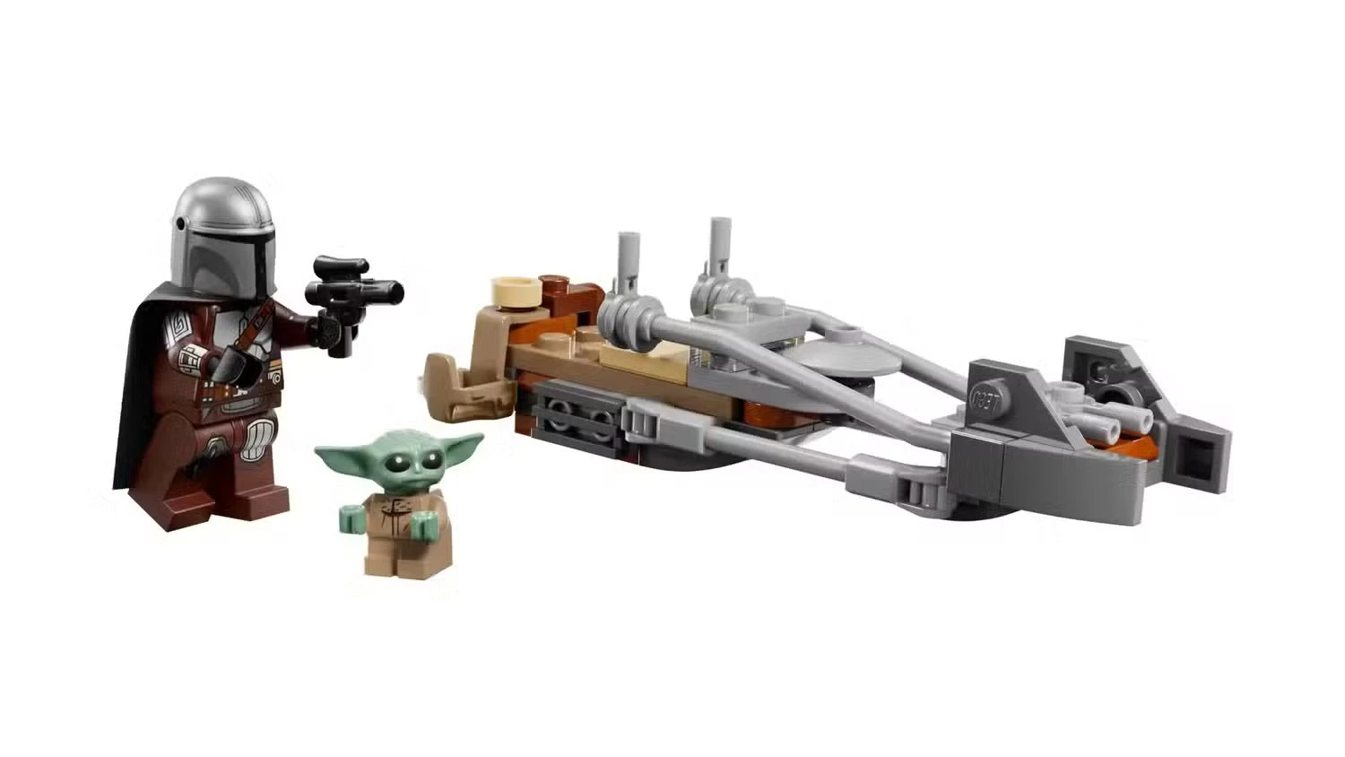 1. Ścigacz Mandaloriana i Grogu - 68 elementów