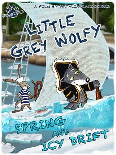     Little Grey Wolfy. Spring and Icy Drift