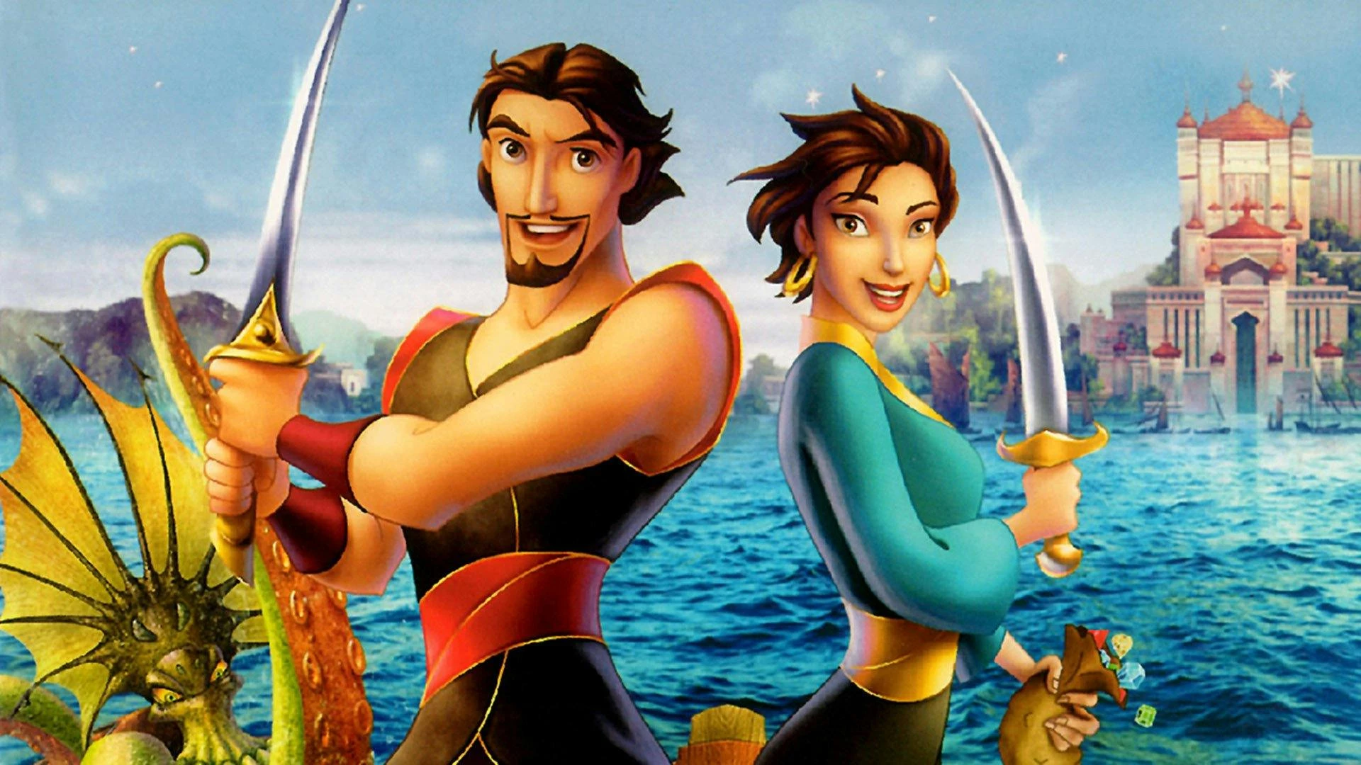 Sindbad: Legenda siedmiu mórz (2003) – animowany film przygodowy o żeglarzu, który zostaje wrobiony w kradzież Księgi Pokoju przez boginię Eris i musi odzyskać artefakt, by ocalić przyjaciela, Proteusza. Klasyk.
