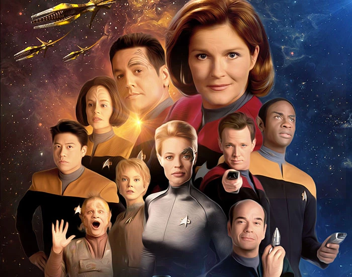 10. Star Trek: Voyager - 76%, 80%