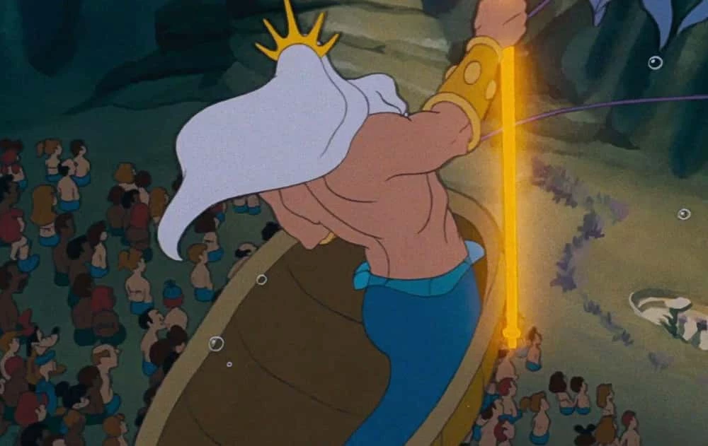 Myszka Miki, Kaczor Donald i Goofy w filmie Mała syrenka