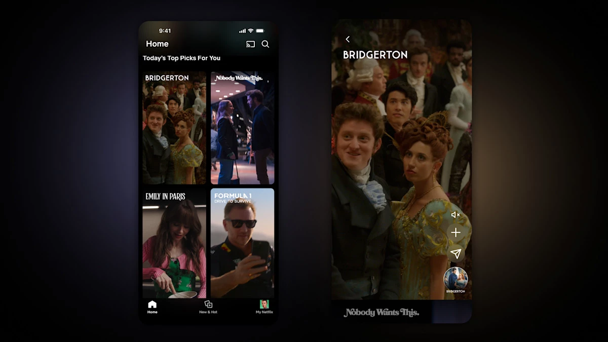Netflix - nowy wygląd wersji mobilnej