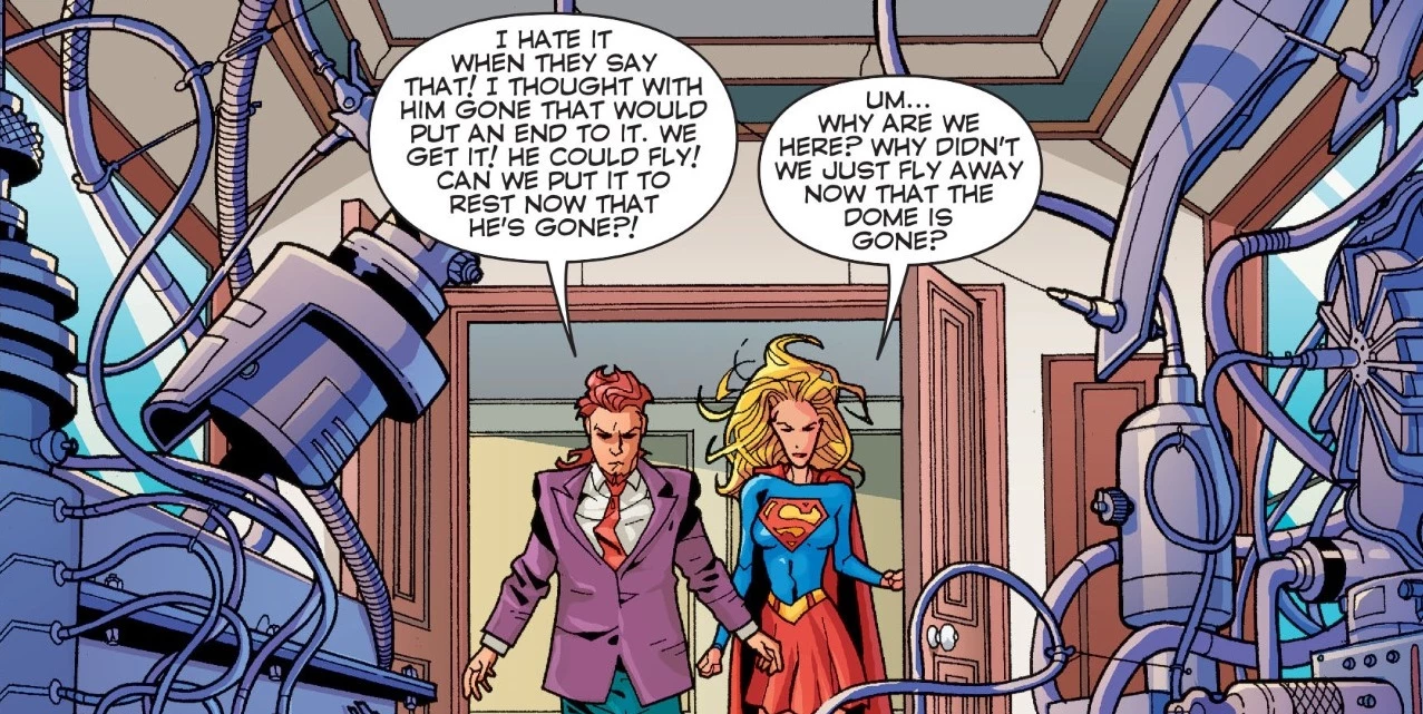 8. Manipulował Supergirl Matrix