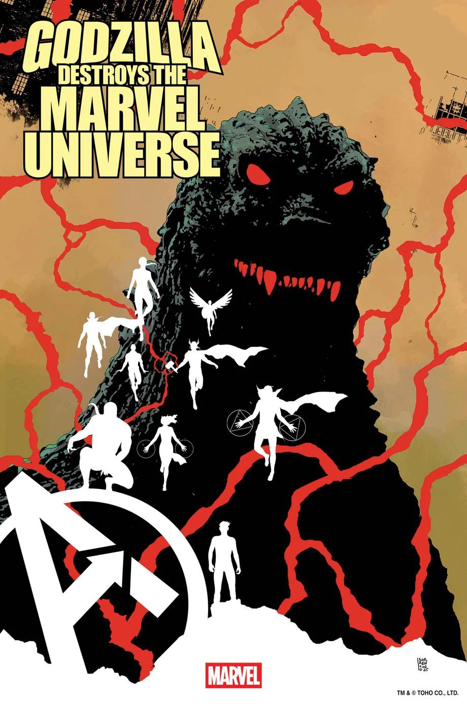 Godzilla Destroys the Marvel Universe #2
