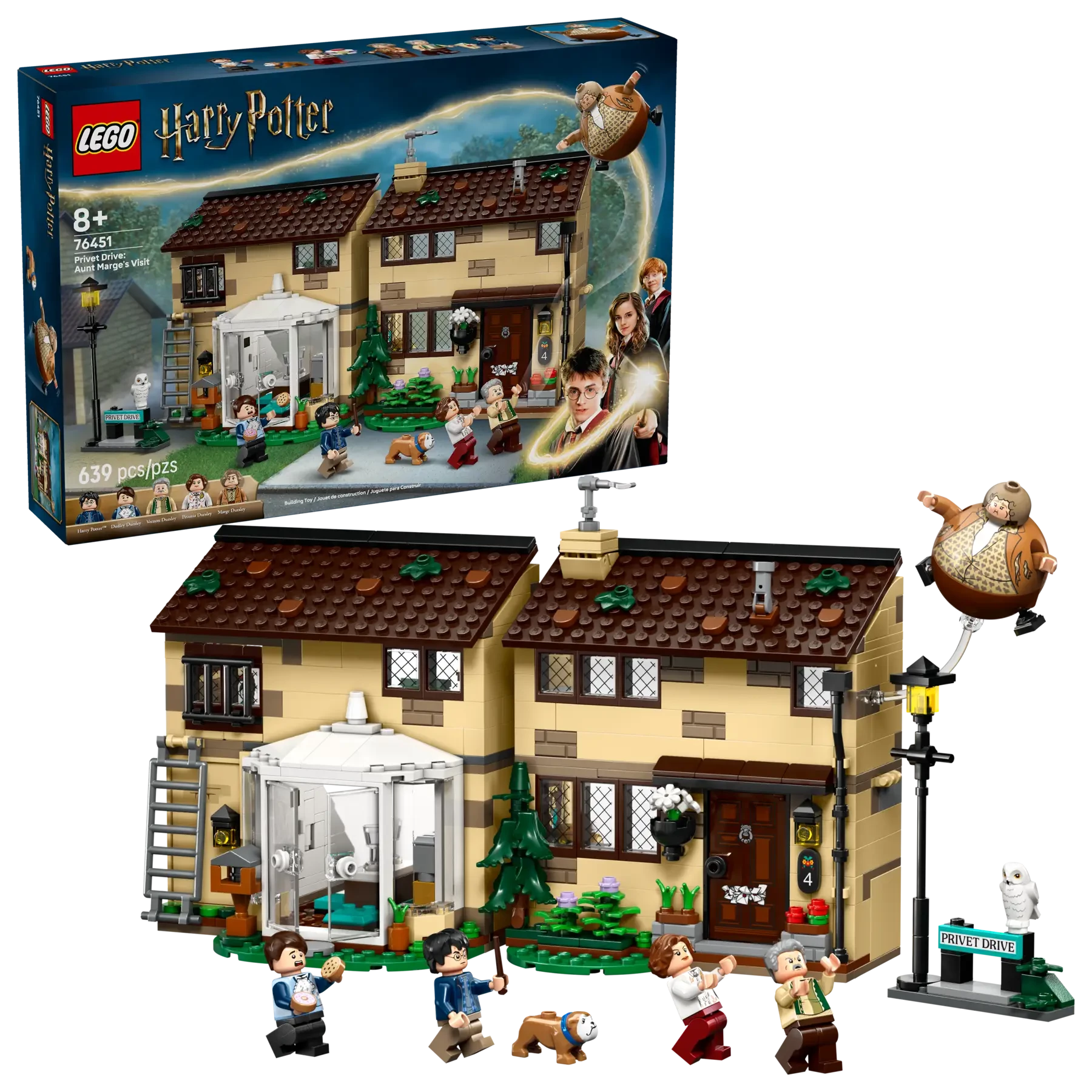 Zestaw LEGO - Harry Potter: Privet Drive: Wizyta ciotki Marge