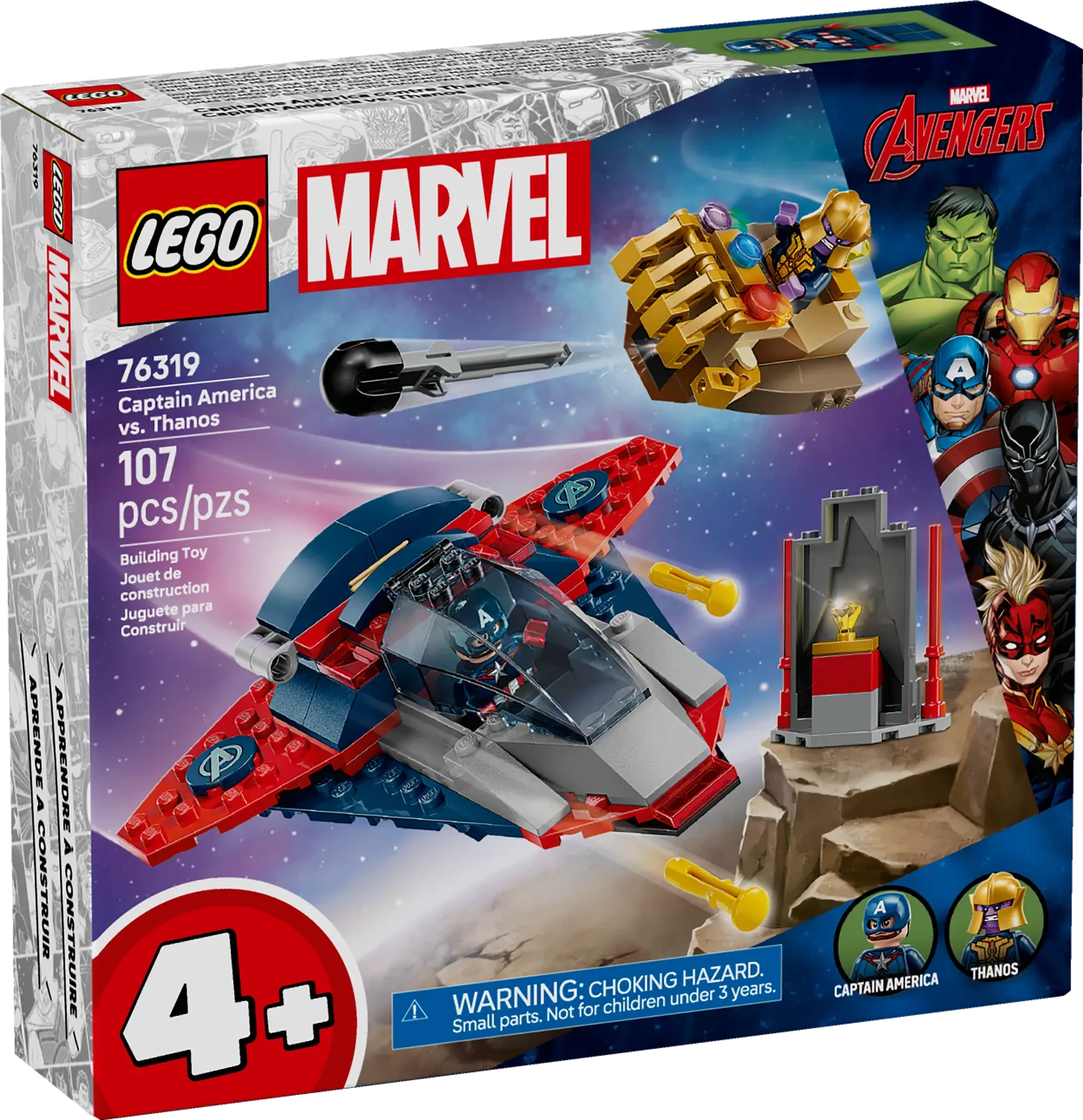 Zestaw LEGO - Marvel: Kapitan Ameryka kontra Thanos