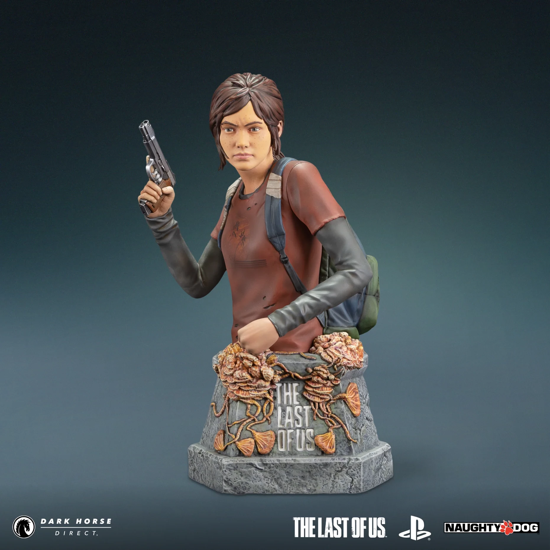 The Last of Us - popiersie Ellie z pistoletem