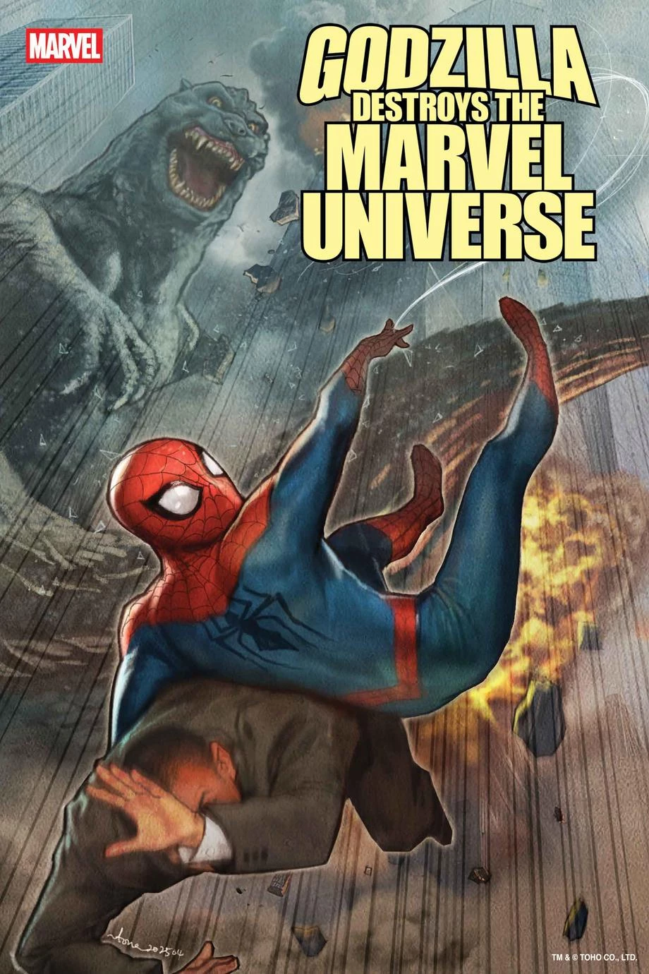 Godzilla Destroys the Marvel Universe #2