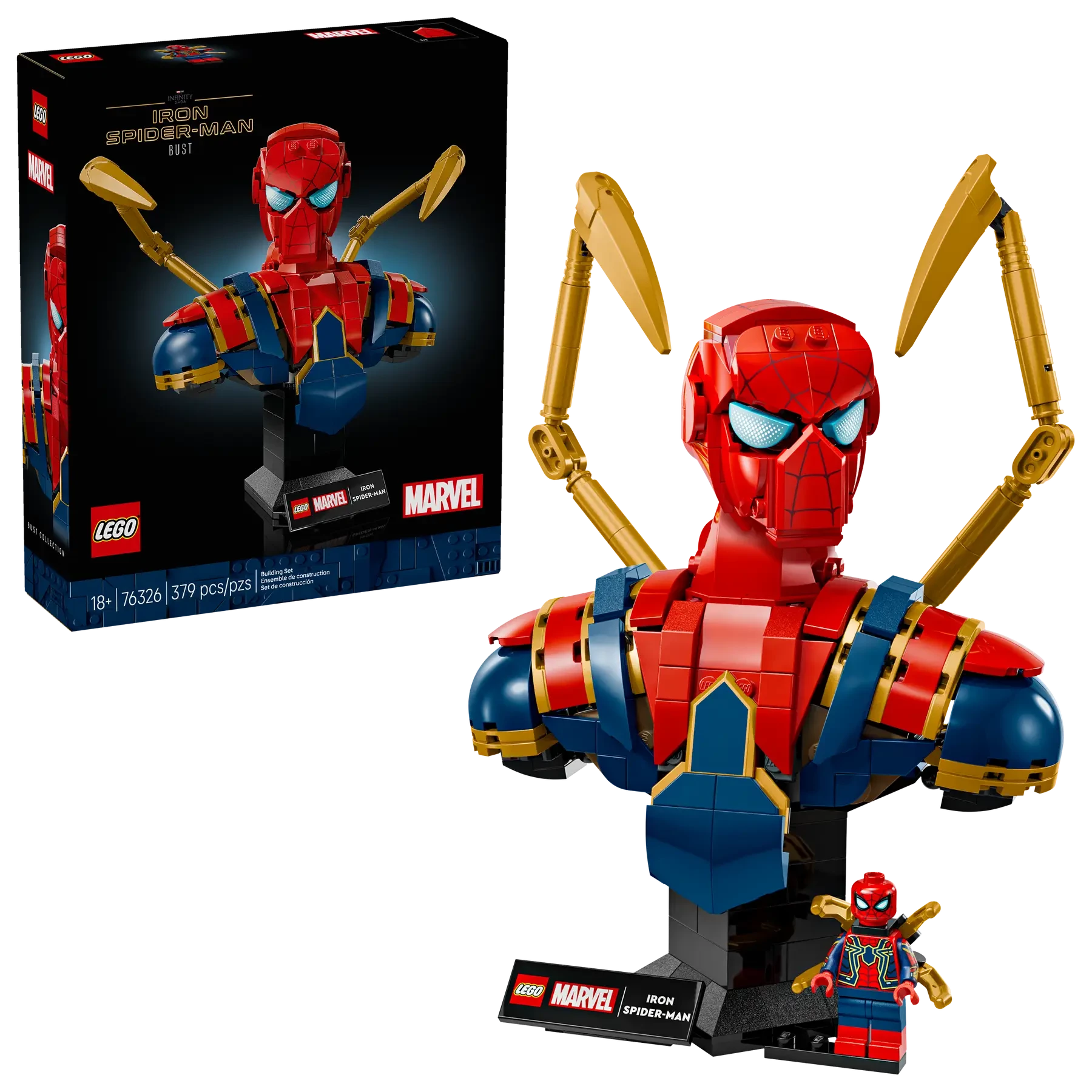 Zestaw LEGO - Marvel: Popiersie Iron Spider-Mana