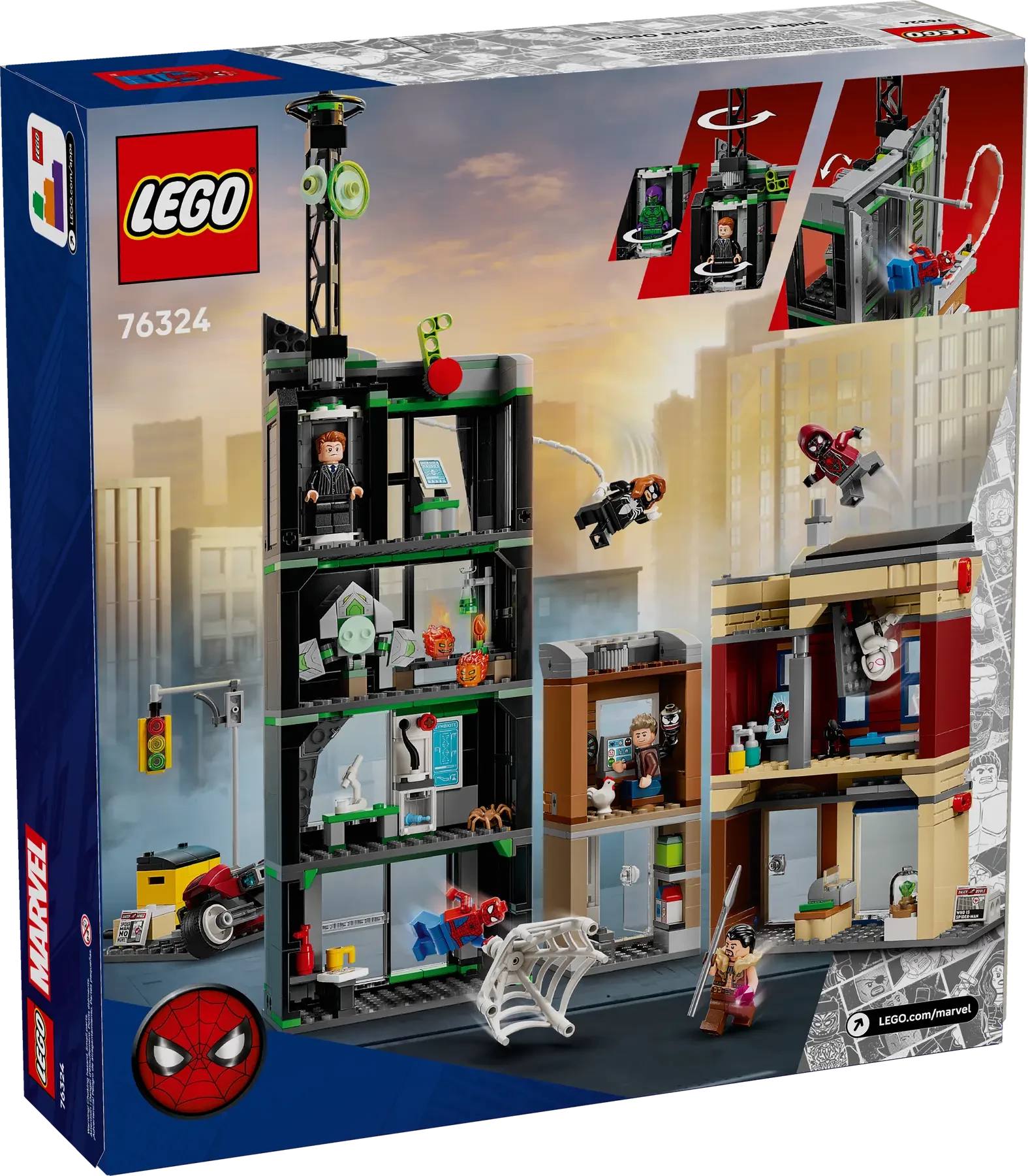 Zestaw LEGO - Marvel: Spider-Man i Oscorp