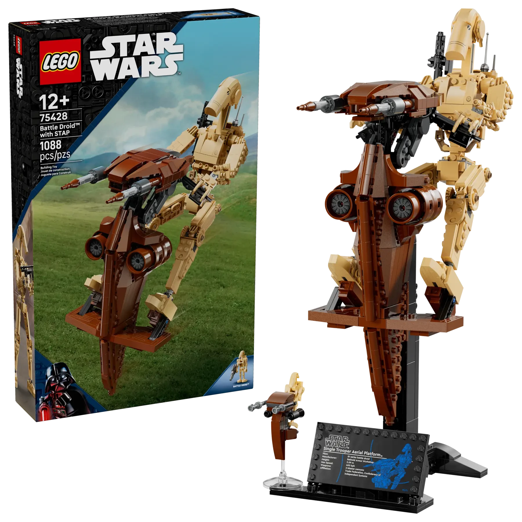 Zestaw LEGO - Star Wars: Droid bojowy z platformą STAP