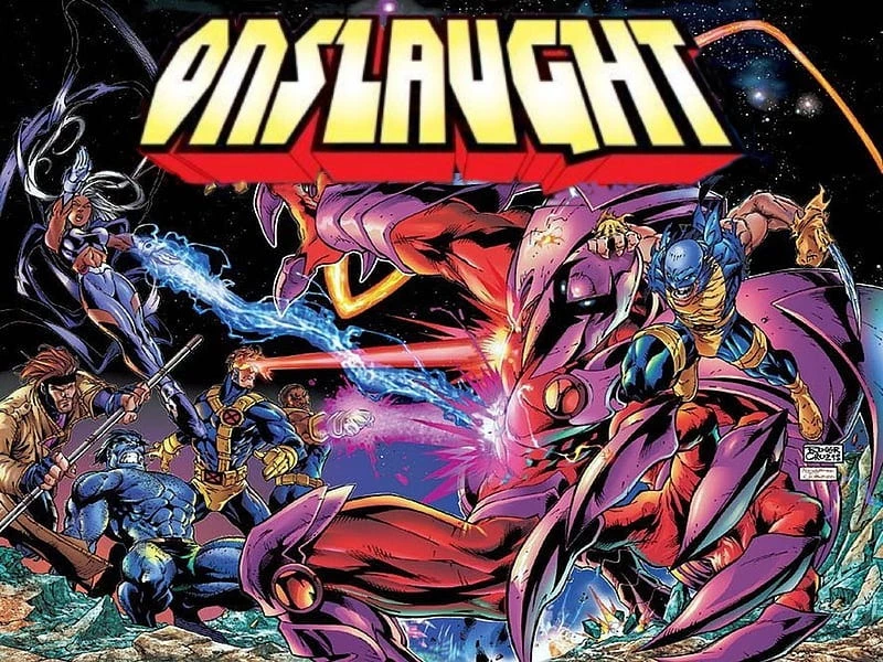 X-Men: Onslaught (1996) - ważne wydarzenie crossoverowe Marvela lat 90., które wprowadziło potężnego i niezwykle groźnego złoczyńcę będącego połączeniem Charlesa Xaviera i Magneto. Ten komiks zasługuje na ekranizację, ponieważ zmienił status quo, eliminując Avengers, Fantastyczną Czwórkę i innych bohaterów, co pozwoliło na większe skupienie się na X-Menach oraz narodziny ikonicznej drużyny Thunderbolts.