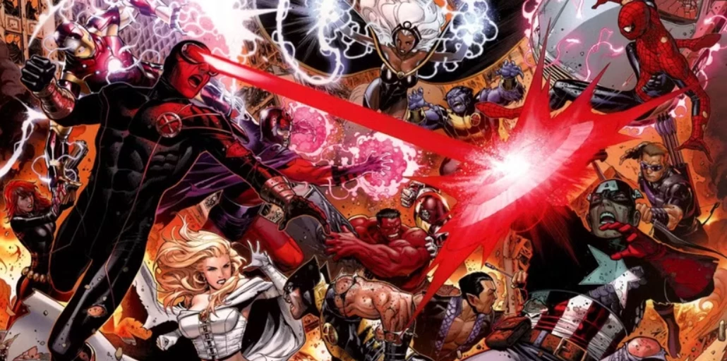 Avengers vs. X-Men (2012) - kluczowy i dobrze odbierany crossover Marvela, przedstawiający starcie dwóch najsilniejszych drużyn superbohaterskich o przyszłość Phoenix Force.