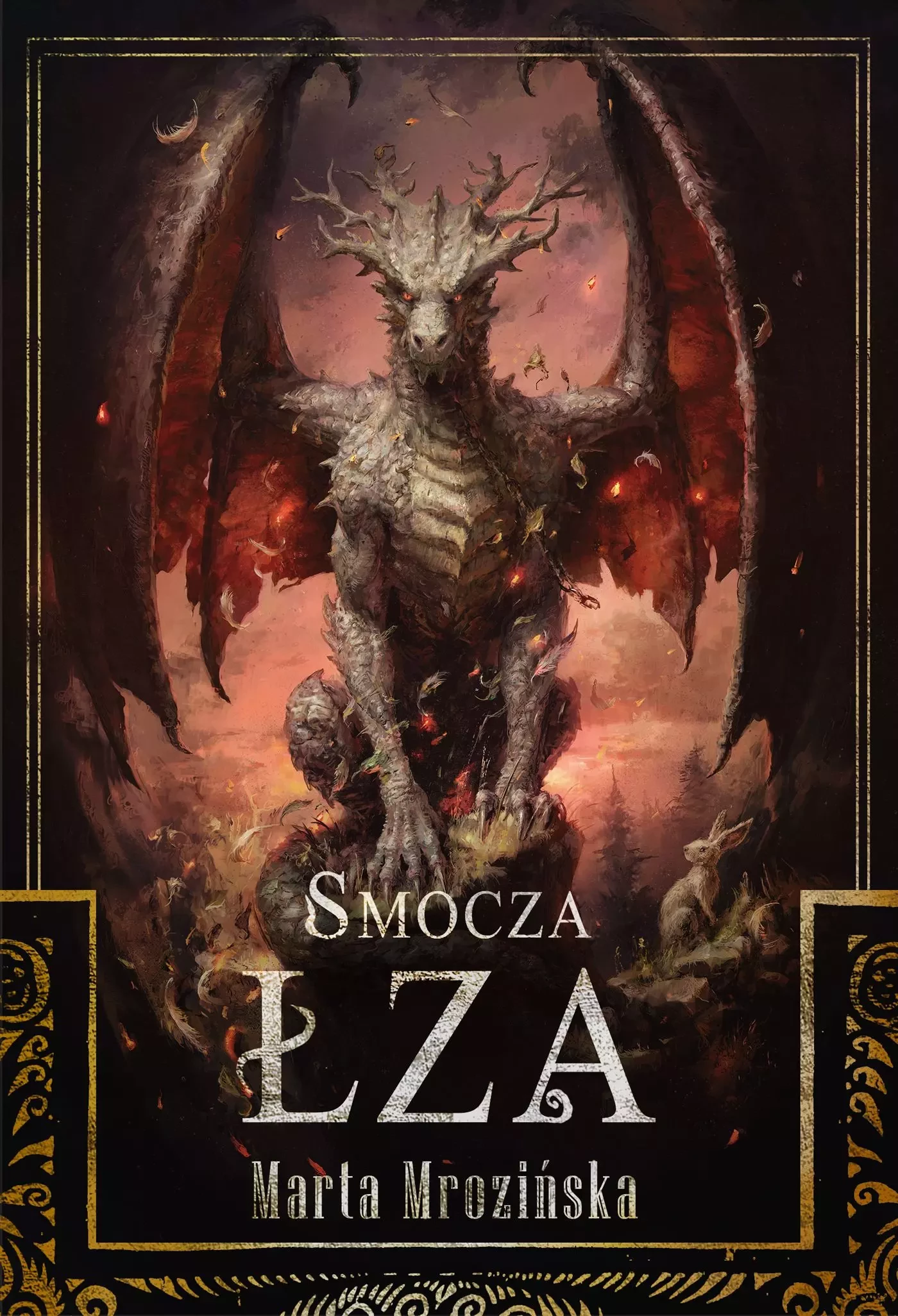 Smocza łza - okładka