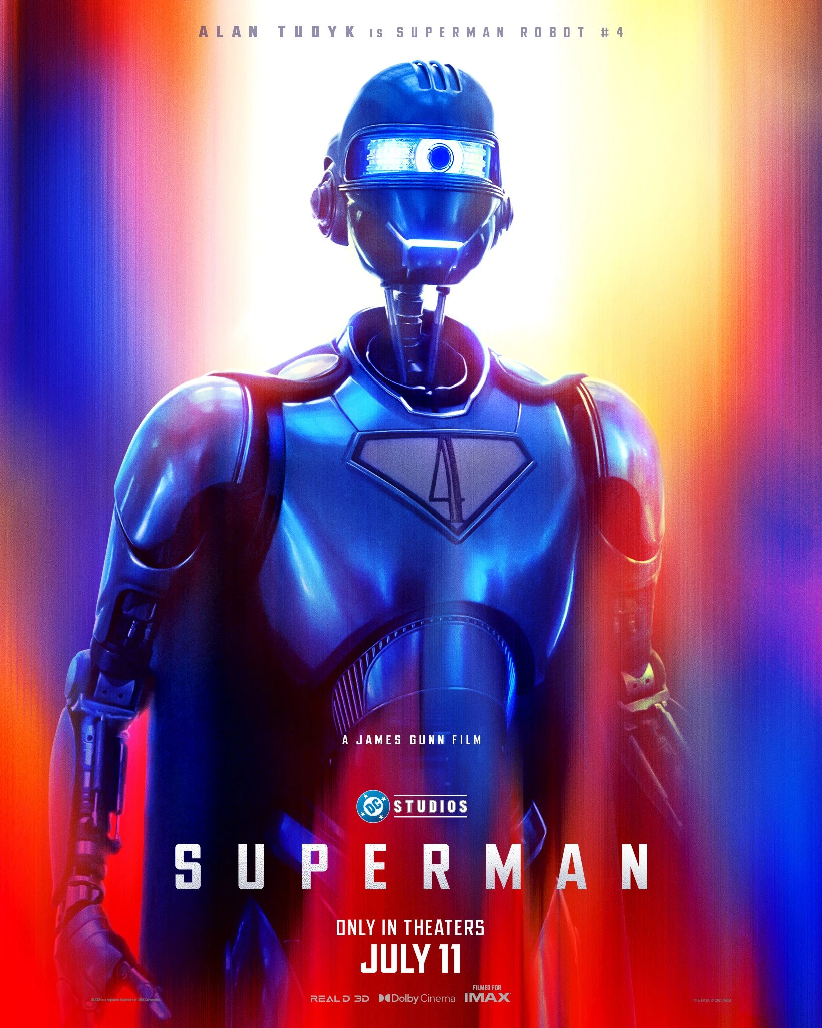 Superman - plakat postaci z filmu