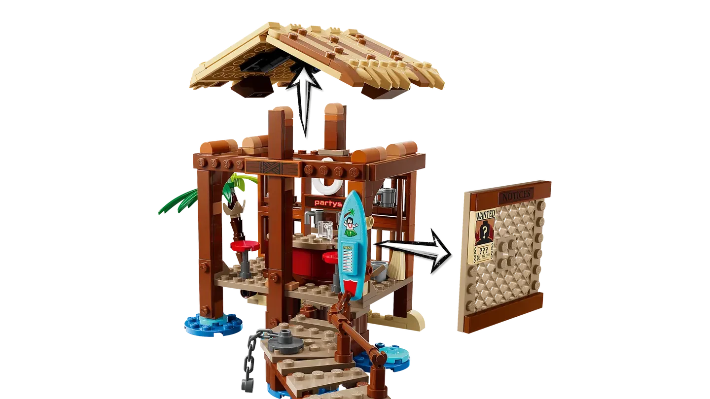 LEGO One Piece - chatka w wiosce Fuusha