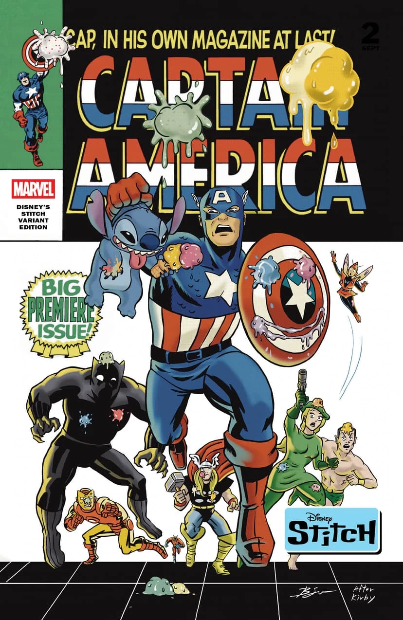Captain America #3 - wariant okładki ze Stitchem