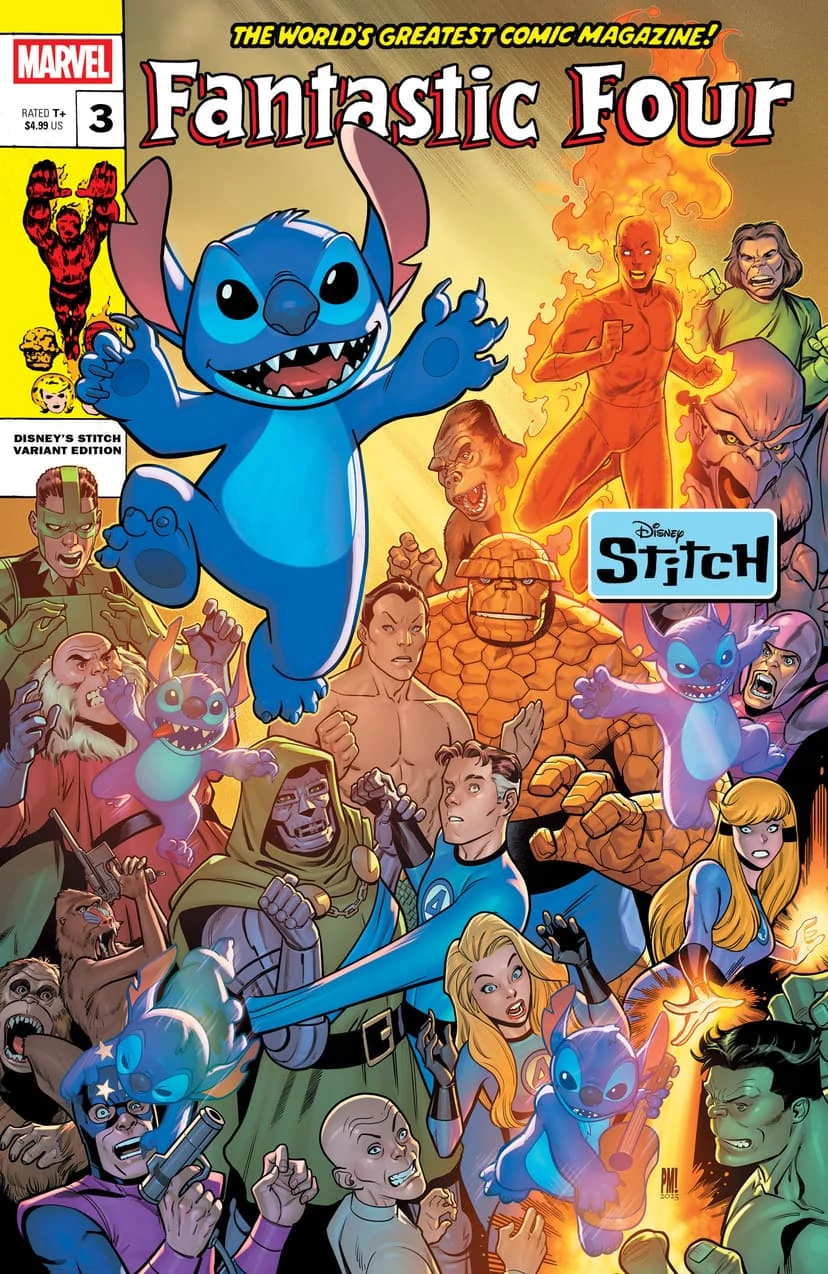 Fantastic Four #3 - wariant okładki ze Stitchem