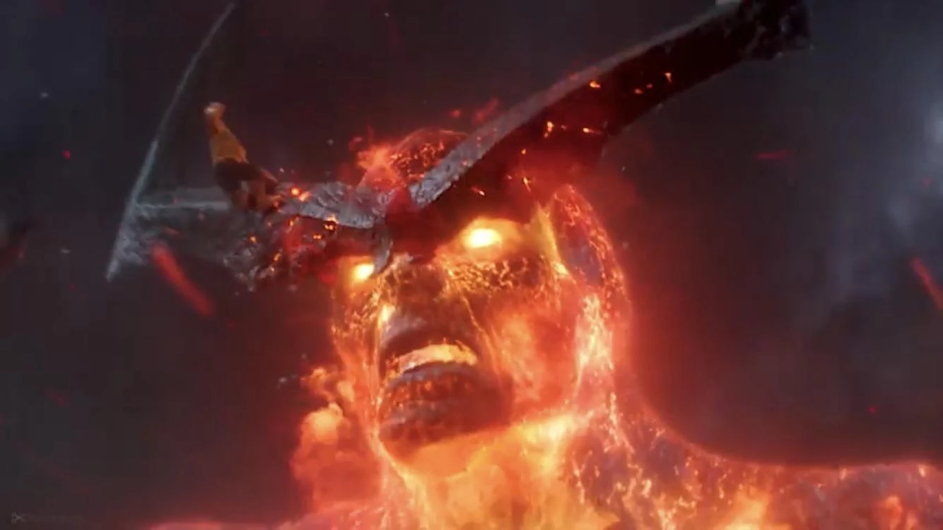 17. Surtur - władca Muspelheimu, który według przepowiedni miał zapoczątkować Ragnarok. Ognisty Demon obdarzony nadludzką siłą i wytrzymałością, napędzany mocą Wiecznego Płomienia, zdolny manipulować ogniem. Pod koniec istnienia był tak potężny, że zdołał w pojedynkę sprowadzić zagładę na Asgard i zabić Helę.
