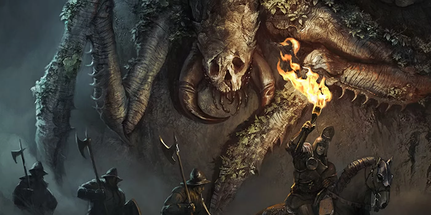 Przeraza – potwór, którego dawno nie widzieliśmy. Pojawił się w pierwszej części od CD Projekt RED, gdzie przedstawiono go jako potężne monstrum budzące grozę nawet wśród doświadczonych wiedźminów.