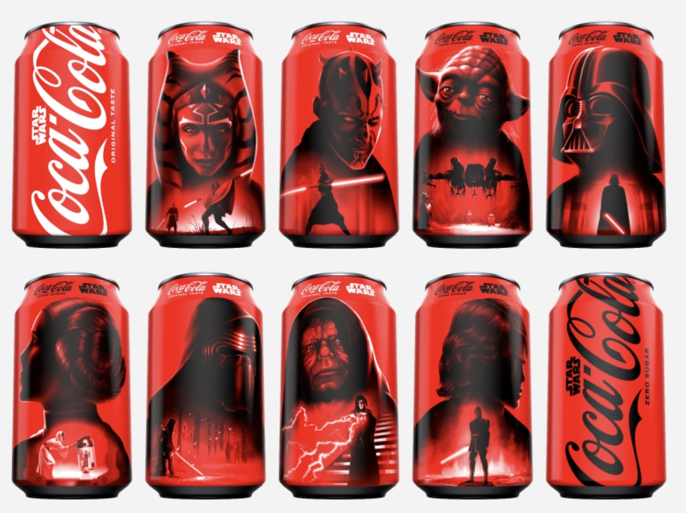 Limitowane puszki Coca-Coli z bohaterami Star Wars