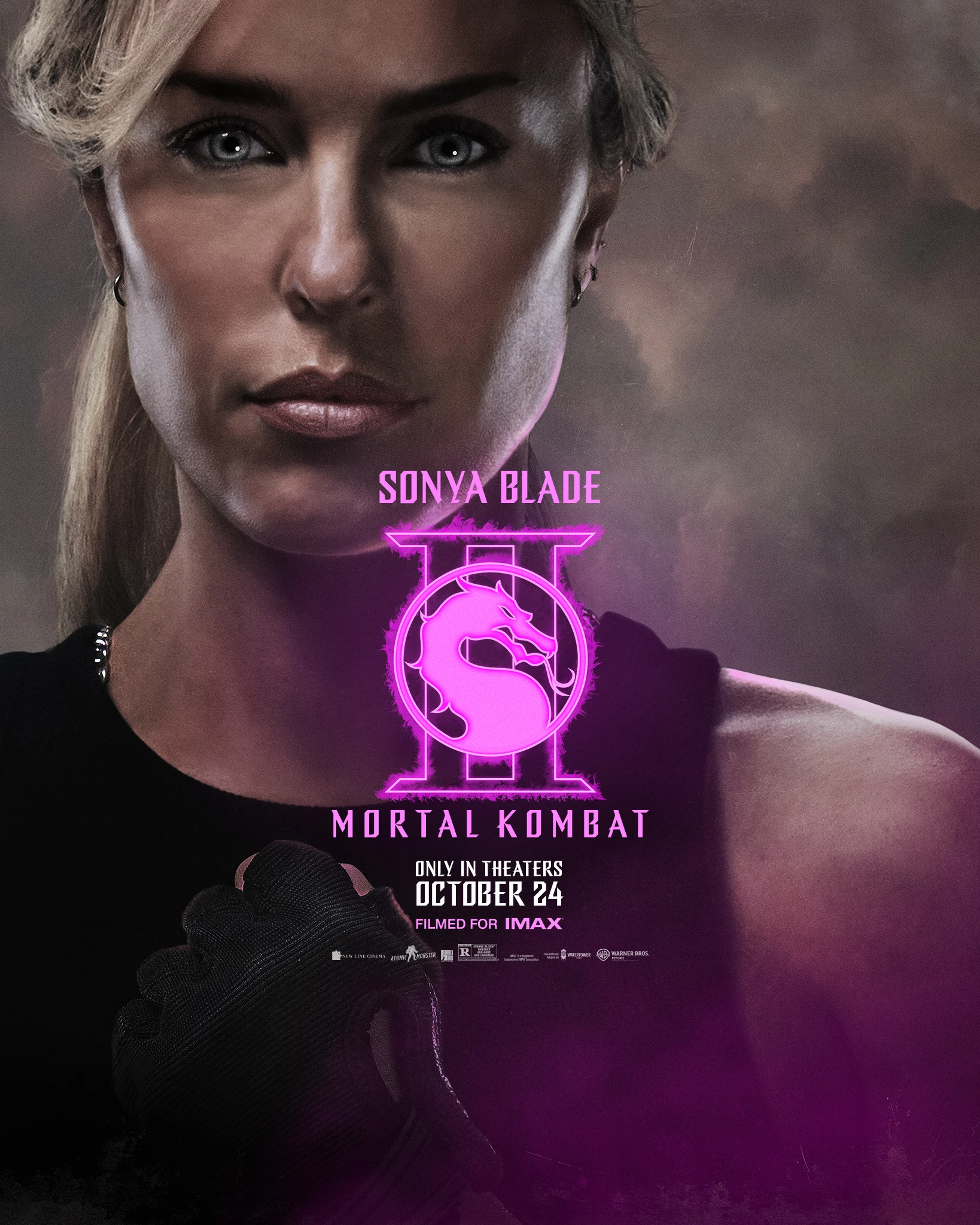 Mortal Kombat 2 - plakat postaci - Sonya Blade