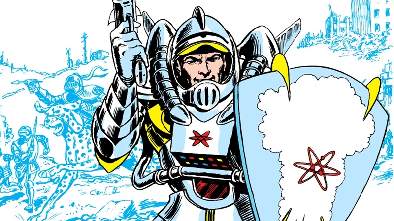 Atomic Knight – Gardner Grayle nosił pancerz odporny na promieniowanie i próbował odbudować ład po III Wojnie Światowej.