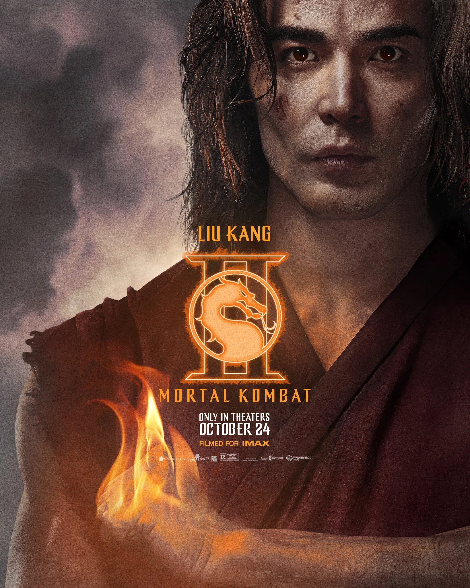 Mortal Kombat 2 - plakat postaci - Liu Kang