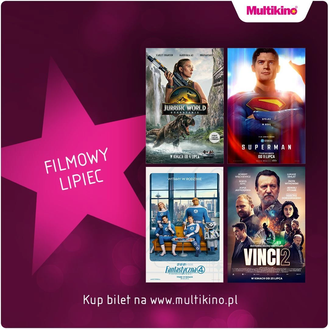 Multikino - premiery filmowe w lipcu 2025