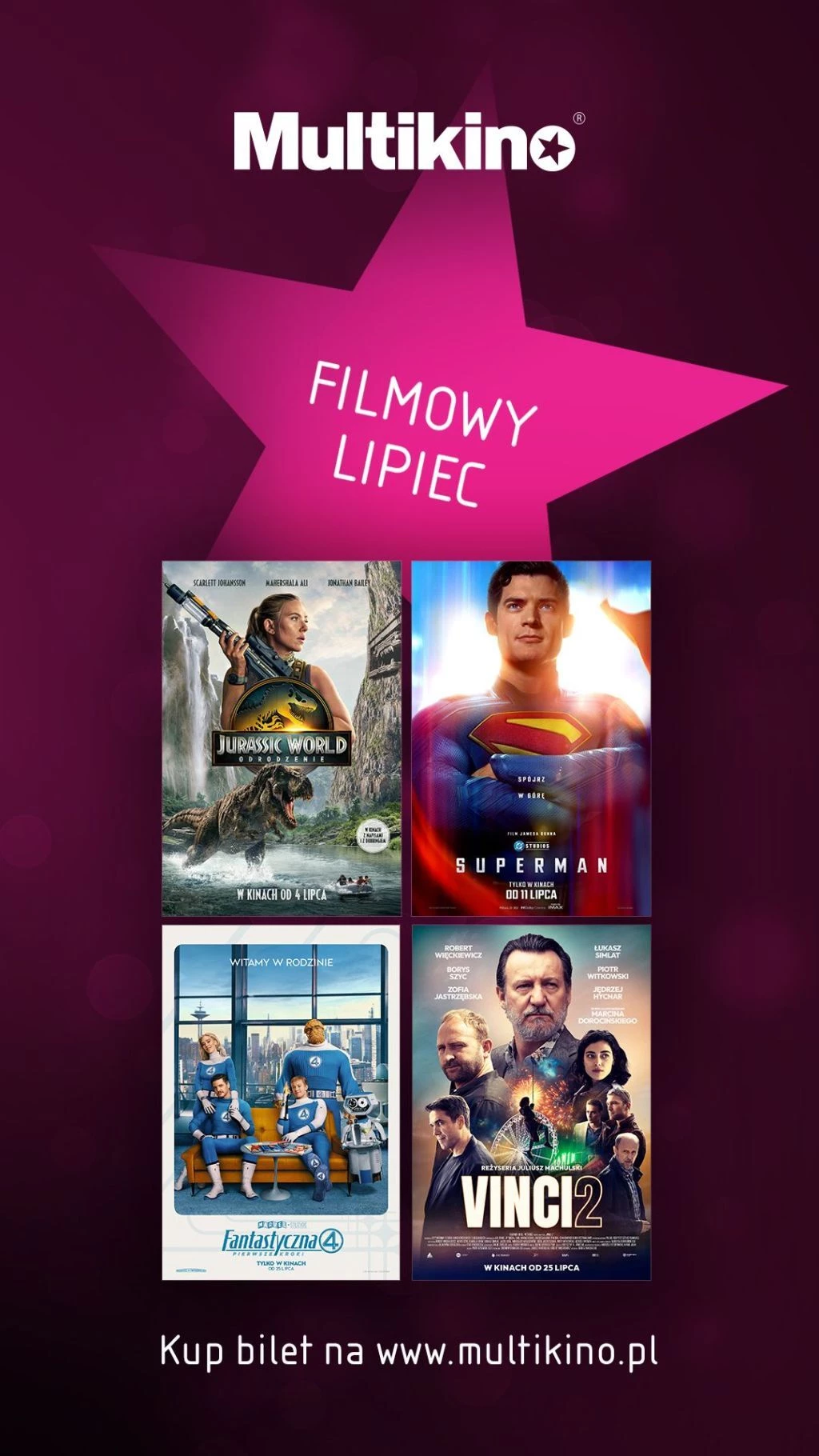 Multikino - premiery filmowe w lipcu 2025