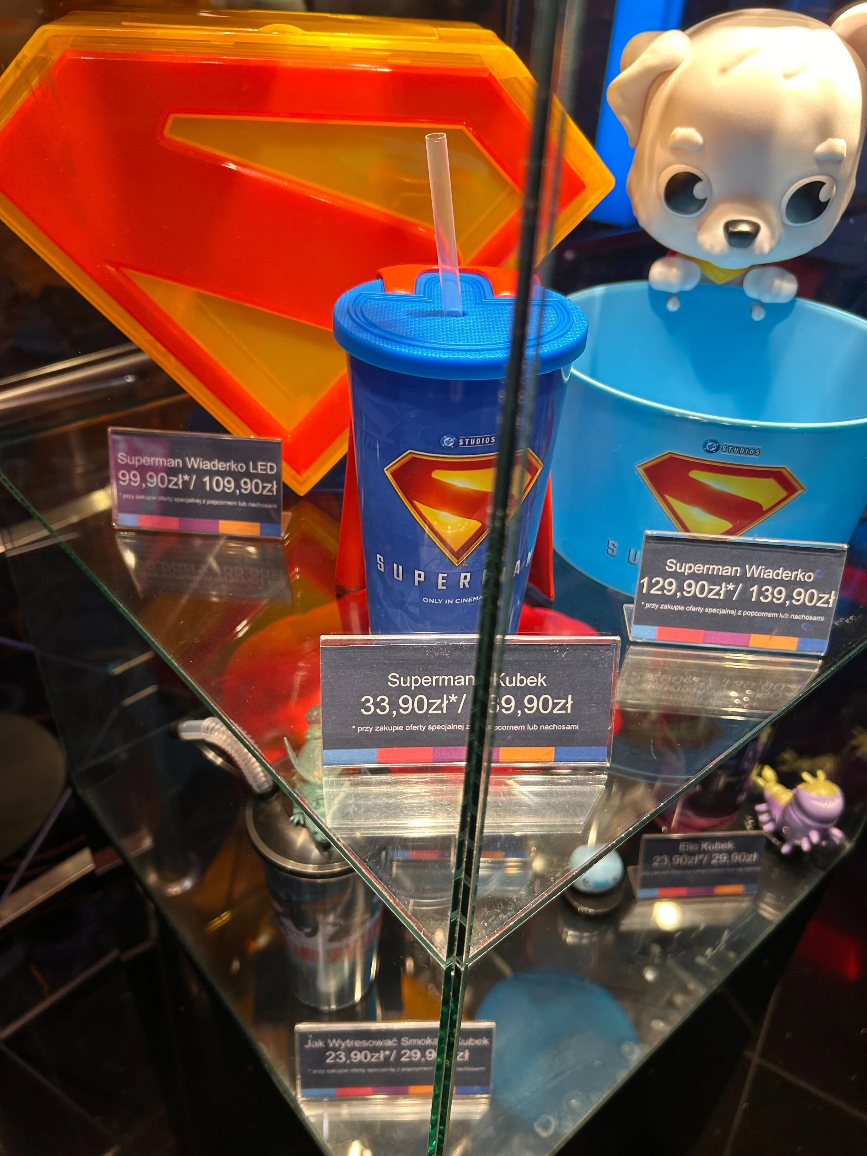 Superman - kubki na popcorn