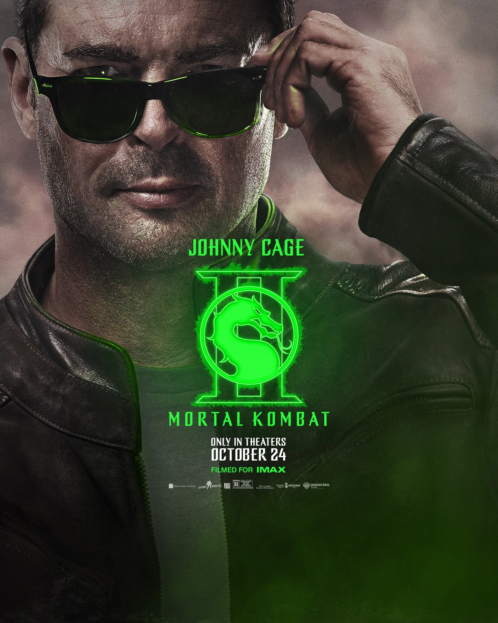 Mortal Kombat 2 - plakat postaci - Johnny Cage