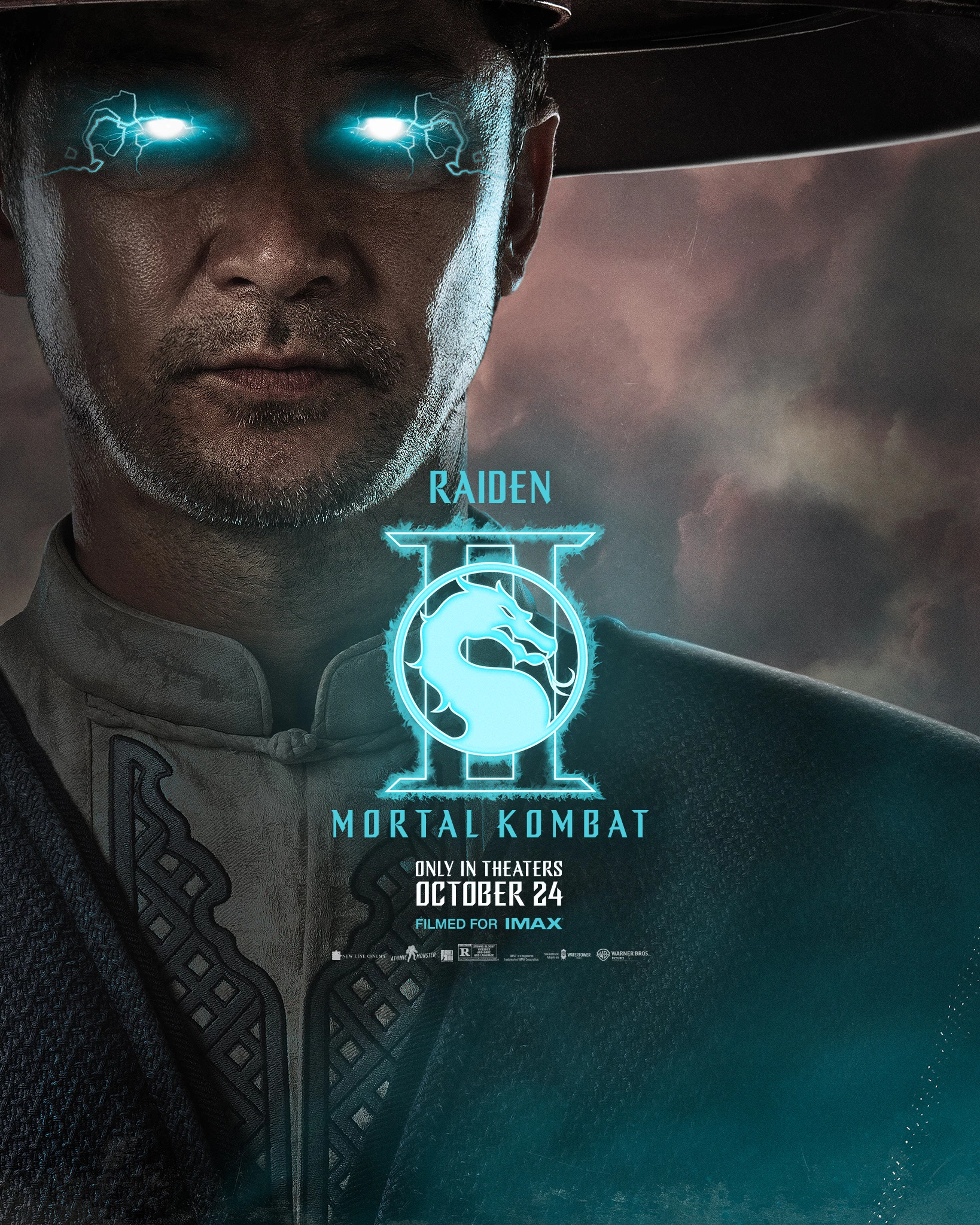 Mortal Kombat 2 - plakat postaci - Raiden