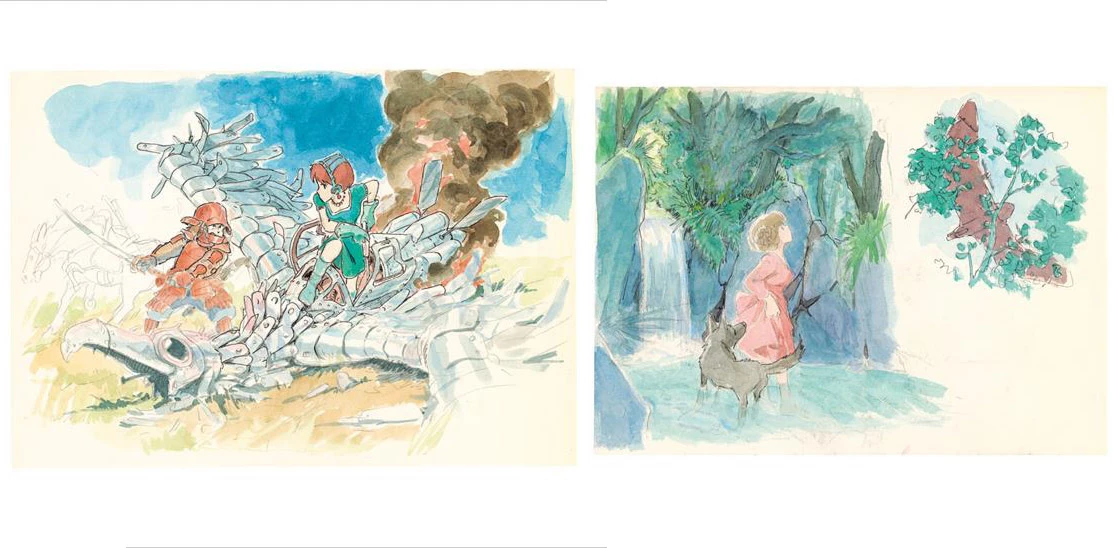 Hayao Miyazaki - Image Board Series: The Prehistory of Nausicaa (szkice)