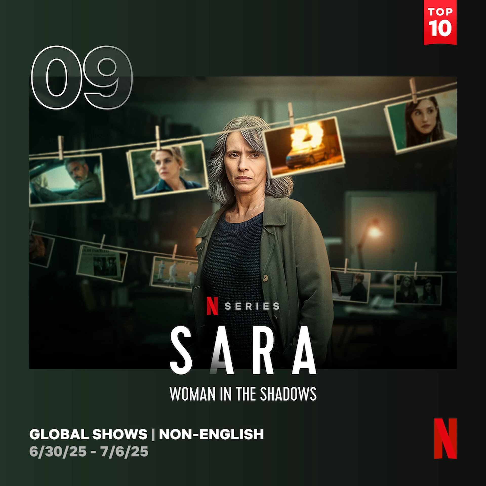9. Sara: Kobieta cienia - 1. sezon