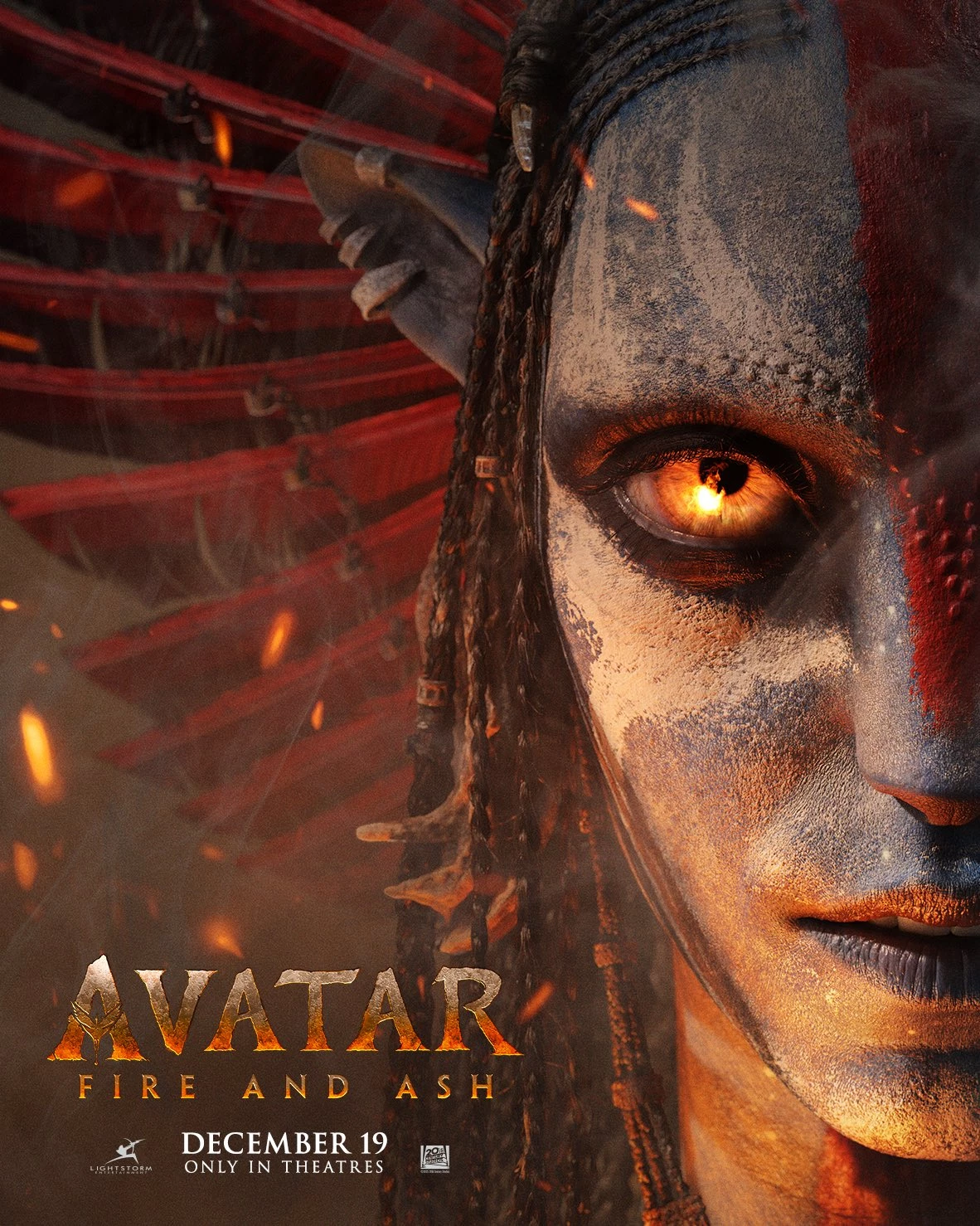 Avatar: Ogień i popiół - plakat z postacią Varang