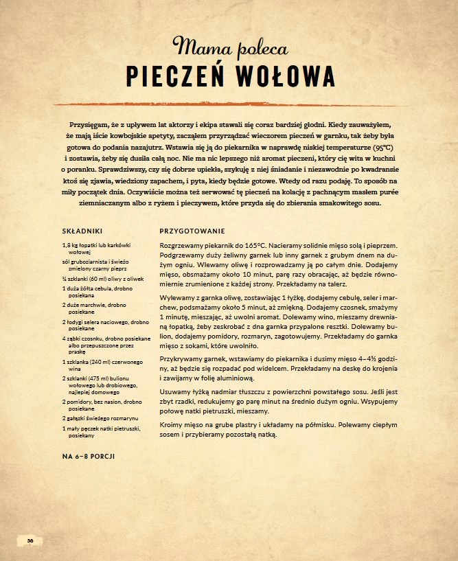 Yellowstone. Oficjalna książka kucharska rancza rodziny Duttonów - fragment