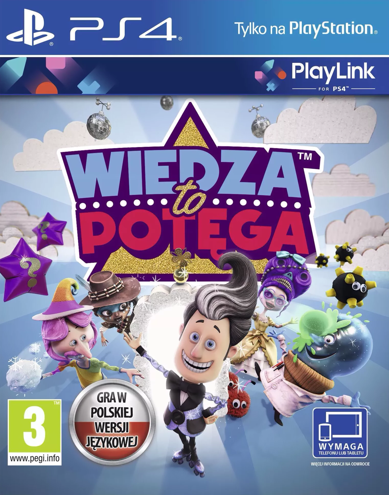 Okładka gry Wiedza to potęga