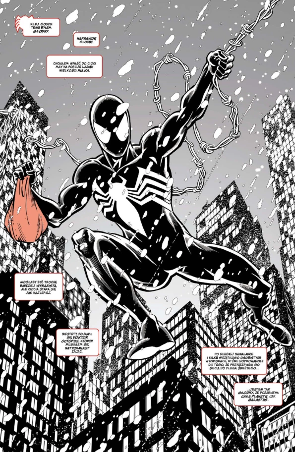 Spider-Man. Czarny kostium i krew