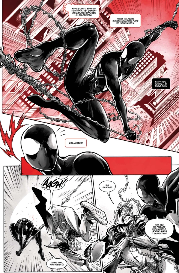Spider-Man. Czarny kostium i krew