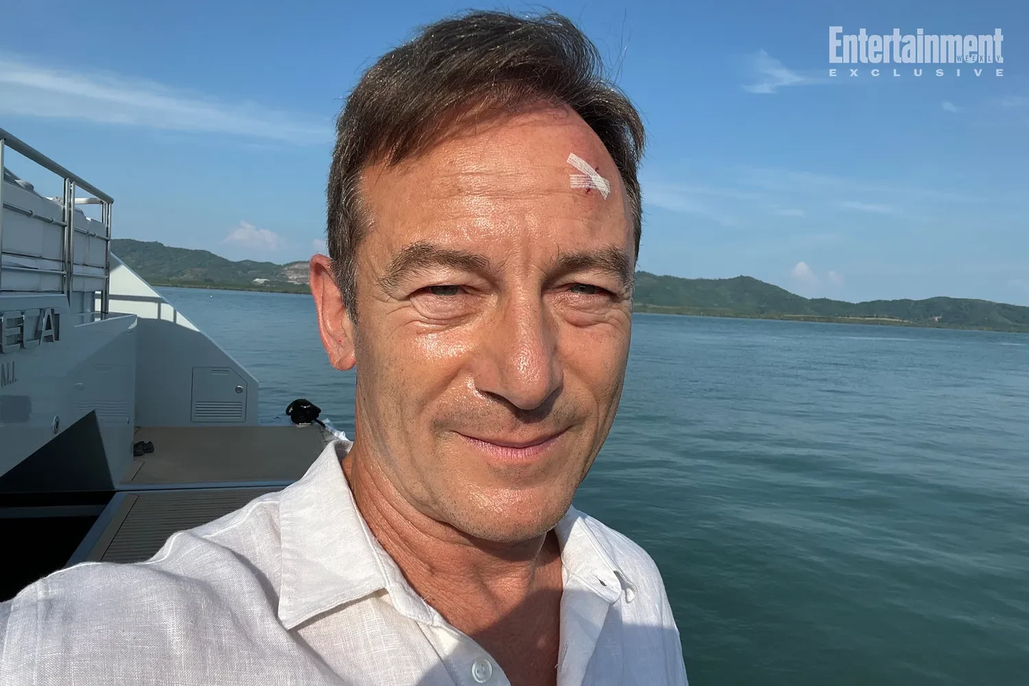 Jason Isaacs na planie Białego Lotosu
