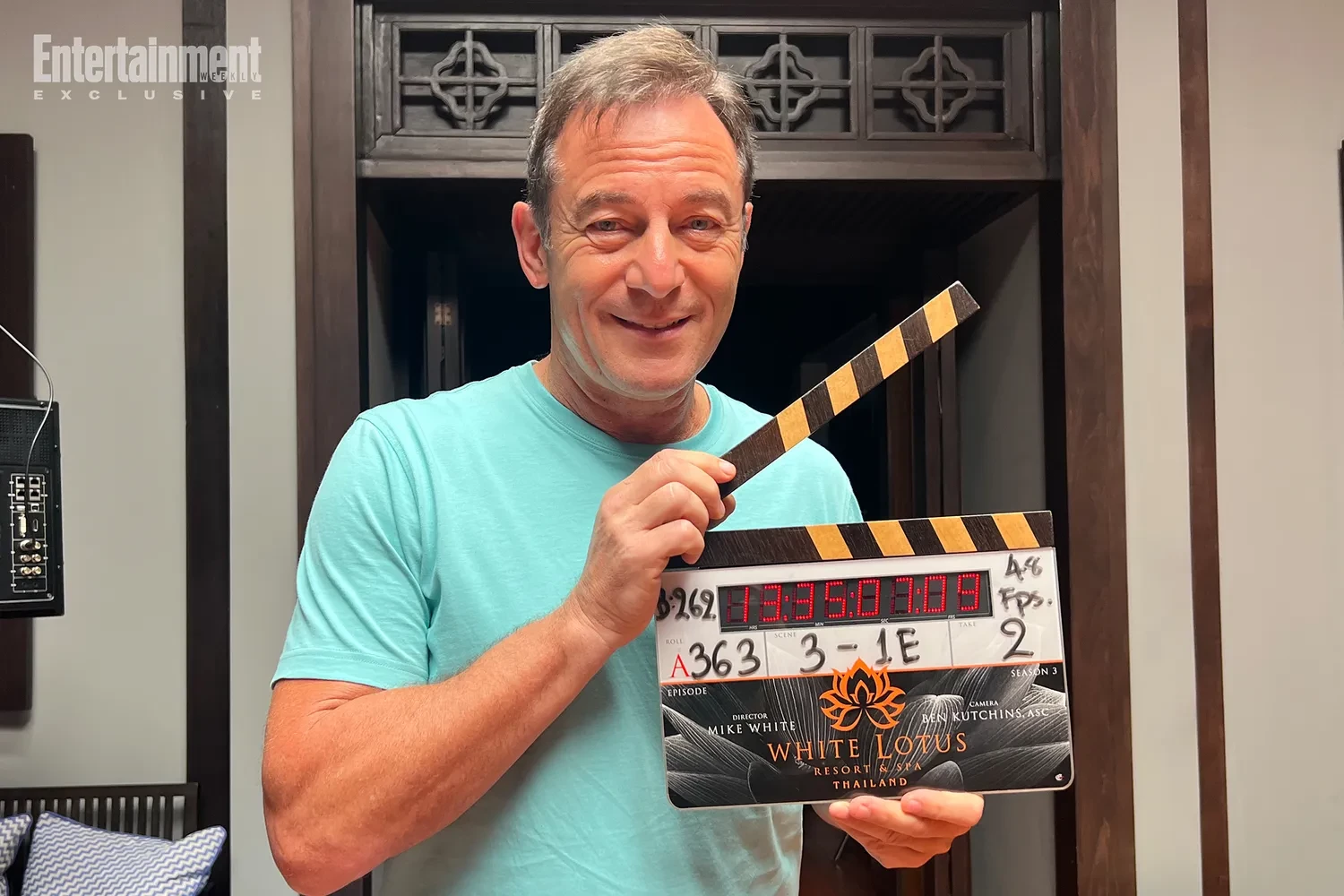 Jason Isaacs na planie Białego Lotosu