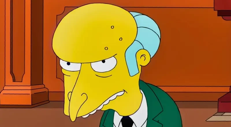 1. Pan Burns - Simpsonowie