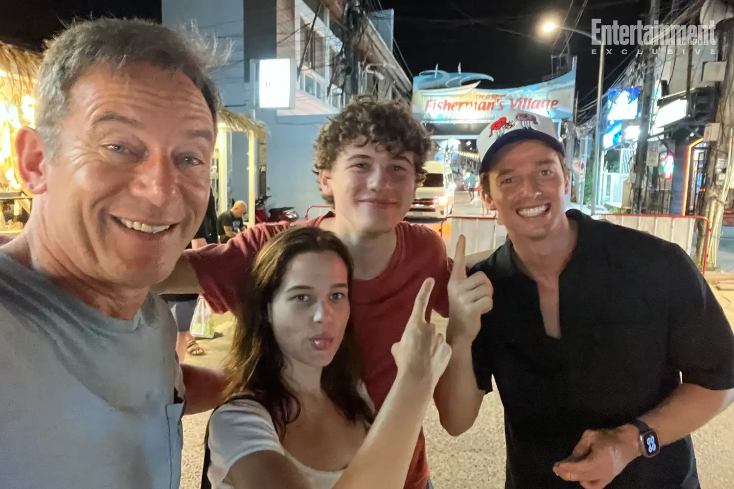 Jason Isaacs na planie Białego Lotosu