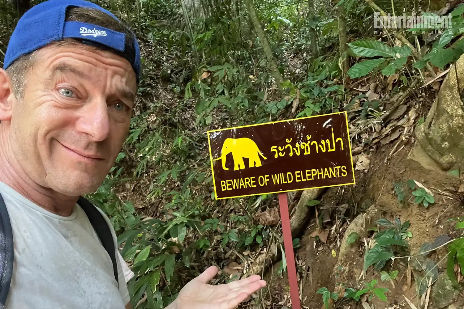 Jason Isaacs na planie Białego Lotosu